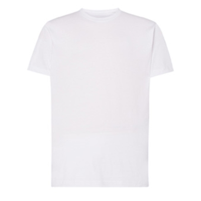 Koszulka męska Slim Fit do nadruku Kolor: biały Rozmiar: S