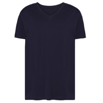 Koszulka męska V-neck do nadruku Kolor: granatowy Rozmiar: S