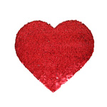 Heart-shaped Two-color thermo sequins for sublimation