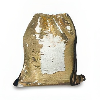 Worek - plecak z dwukolorowymi cekinami do sublimacji złoty 33x42 cm