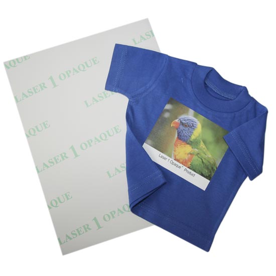 Laser 1 Opaque - Transfer paper for dark and colour textiles for laser printers - 100 sheets