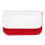 Makeup bag with white flap for sublimation
