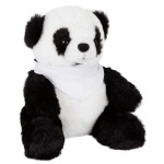 Pluszowa panda z białą chustą do sublimacji