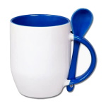 Mug for sublimation printout with spoon