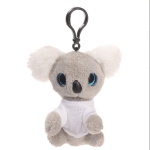 Key ring plushy koala with t-shirt for sublimation