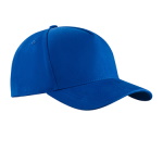 Peaked cap 5-panels with metal clip