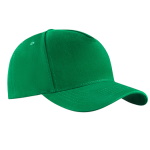 Peaked cap 5-panels with metal clip