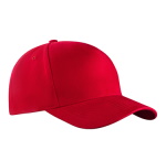 Peaked cap 5-panels with metal clip