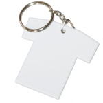 T-shirt key chain for sublimation and engraving overprint - 25 pieces