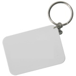 Rectangle key chain for sublimation overprint - 5 pieces