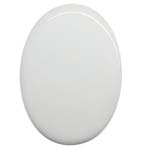 Ceramic white oval tile for sublimation - 25 pieces