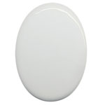 Ceramic white oval tile for sublimation - 23 pieces