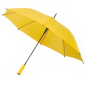 Parasol z piankową rączką do sublimacji żółty, średnica - 90 cm
