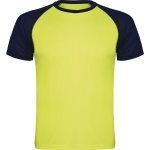 T-shirt with colour sleeves