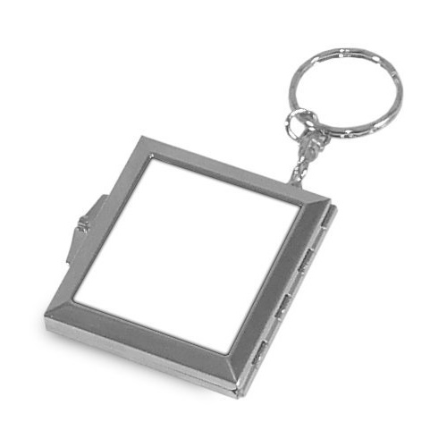 Metalowe lusterko / brelok do sublimacji 4,5x5 cm