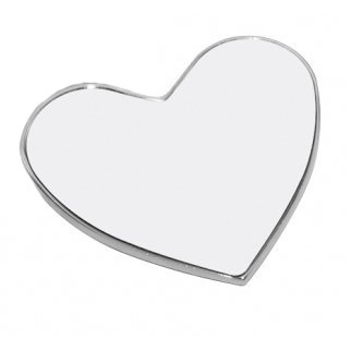 Sublimation metal fridge magnet - heart