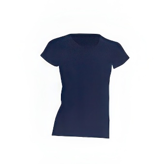 Koszulka damska V-neck do nadruku Kolor: granatowy Rozmiar: 2XL