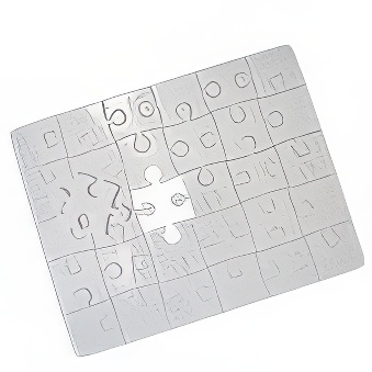 Puzzle do sublimacji - 30 elementów 24x19 cm