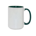 Inside and handle color sublimation mug - big