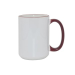 Big color handle sublimation mug