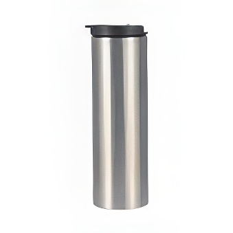 Metalowa butelka termiczna, kubek typu tumbler do sublimacji i graweru, kolor - srebrny, 500 ml