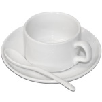 Cup with saucer for sublimation