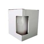 Kartonik z okienkiem na duży kubek - 10 sztuk