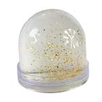 Photoglobe - glitter gold