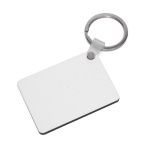 MDF keychain - rectangular - 10 pieces