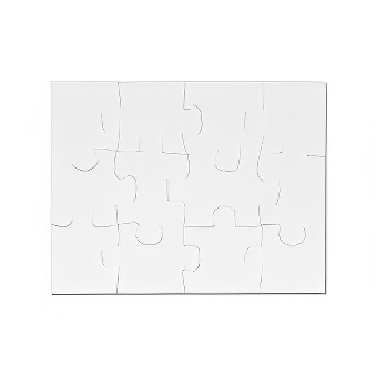 Puzzle do sublimacji - 12 elementów 18x13 cm