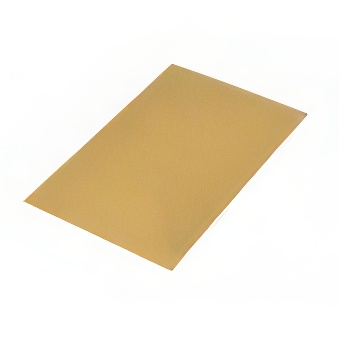 Tabliczka metalowa do nadruku termotransferowego, sublimacji, DTF i graweru - złota błyszcząca, 200 x 150 mm