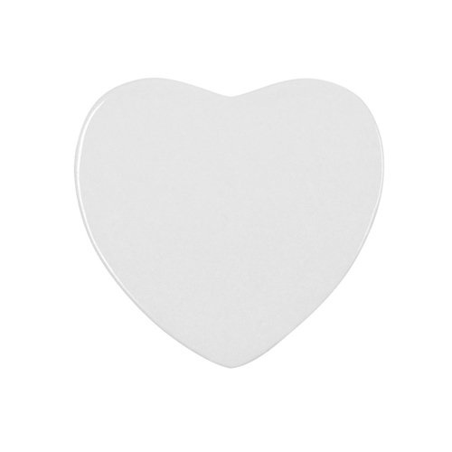 Sublimation ceramic fridge magnet - heart - 10 pieces