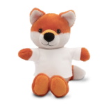 Teddy fox with a white T-shirt for printing
