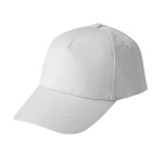 Peaked cap 5-panels plastic snap closure