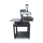 Swing Duo Press - prasa termotransferowa z opcją wymiany płyt, otwierana na bok - swing - stolik w zestawie