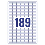 Samoprzylepne etykiety papierowe do trudnych powierzchni do wszystkich rodzajów drukarek - 189 etykiet na arkuszu