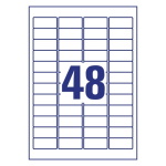 Samoprzylepne etykiety papierowe do trudnych powierzchni do wszystkich rodzajów drukarek - 48 etykiet na arkuszu