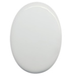 Ceramic white oval tile for sublimation - 30 pieces