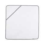 Babiezz all-over sublimation hooded towel with grey border - 75 x 75 cm
