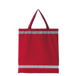 Reflective shopping bag - short handles - 10 pieces