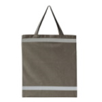 Reflective shopping bag - short handles - 10 pieces