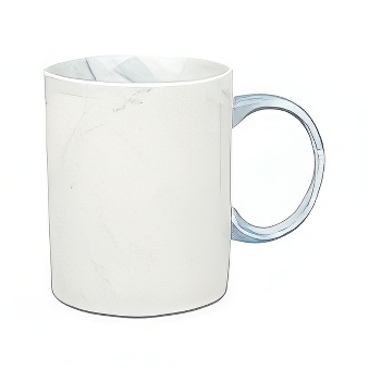 Kubek do sublimacji marmurkowy, 330 ml