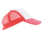 Kids cap with mesh back panels for sublimation