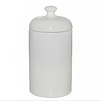 Pojemnik ceramiczny z pokrywką do sublimacji, 600 ml
