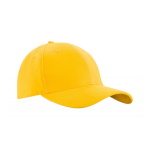 Peaked cap 6-panels with metal clip