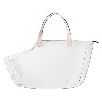 Torba na ramię - nosidełko dla psa do nadruku foliami flex, kolor - biały, 64 x 35 cm 