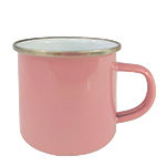 Enamel steel mug for sublimation