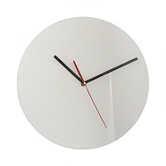 Zegar z MDF do sublimacji i graweru biały 30 cm