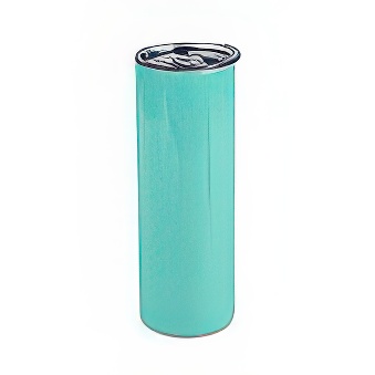 Kubek typu tumbler ze słomką do sublimacji i graweru zielony, 600 ml