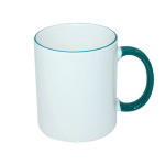 Sublimation Mug - Coloured Rim and Handle